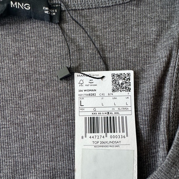 MANGO MNG SEQUIN TOP - Picture 5 of 9